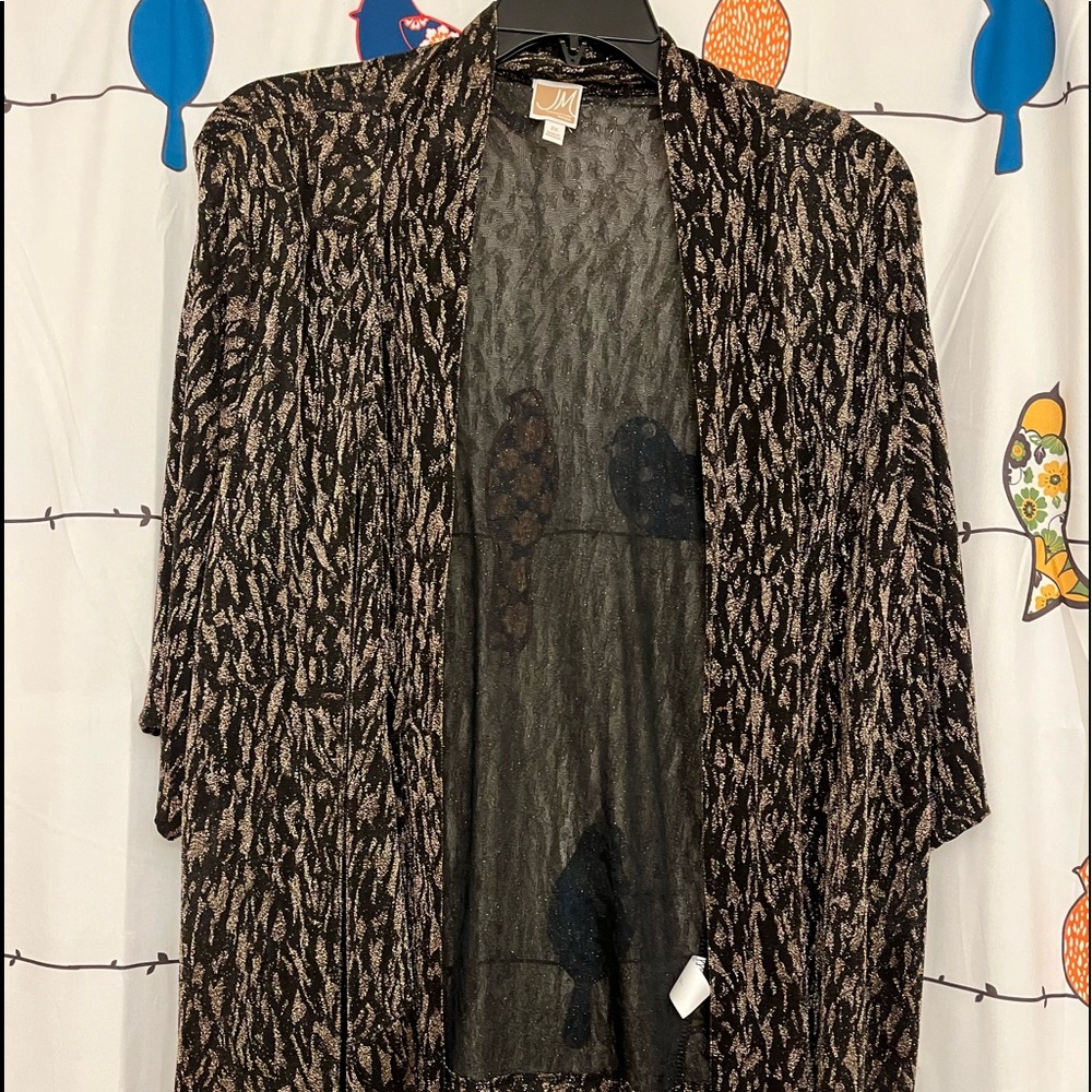 Black and Gold sparkle Jacket/ Size 2X / JM COLLECTION - WOMEN